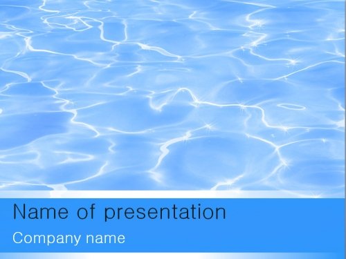 Blue Water powerpoint template