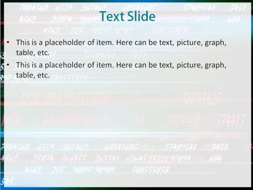 Mathematics Numbers powerpoint template