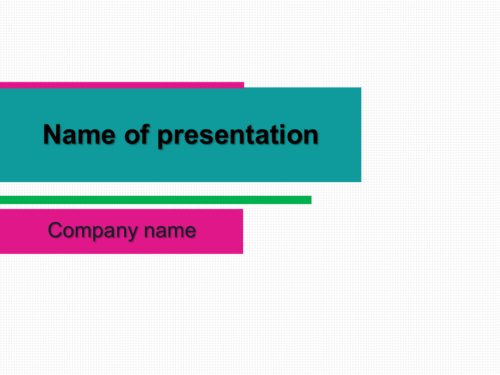 Green Bar PowerPoint template