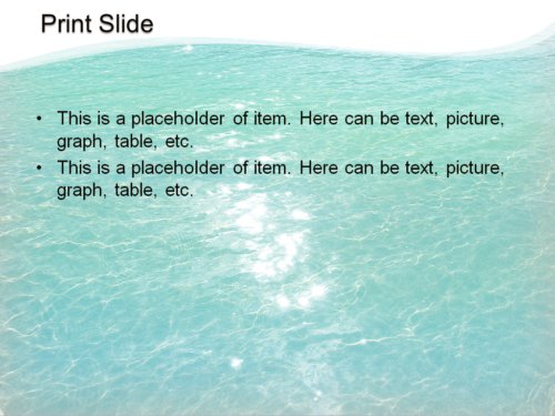 Great Ocean powerpoint template