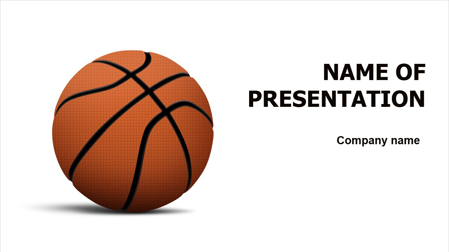 Basketball Powerpoint Template Free Download
