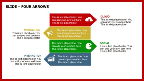 Three Arrows PowerPoint template