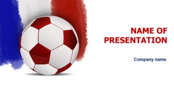 France Soccer PowerPoint template