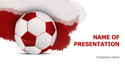 Poland Soccer Players PowerPoint theme