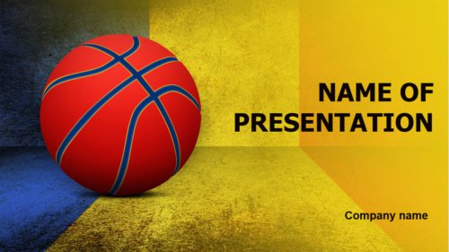 Romanian Basketball Players PowerPoint theme