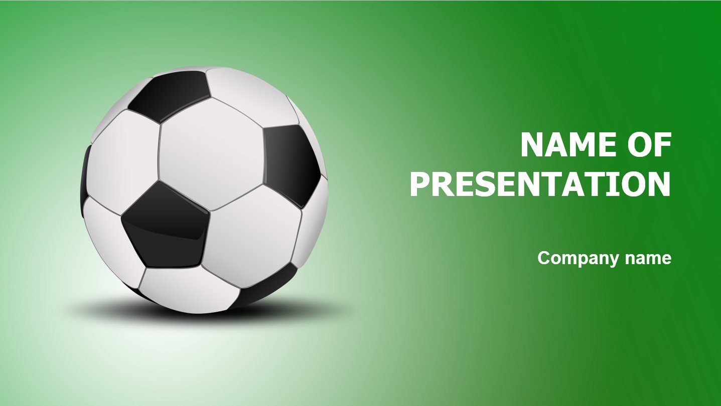 Download free Soccer PowerPoint theme for presentation My Templates Shop