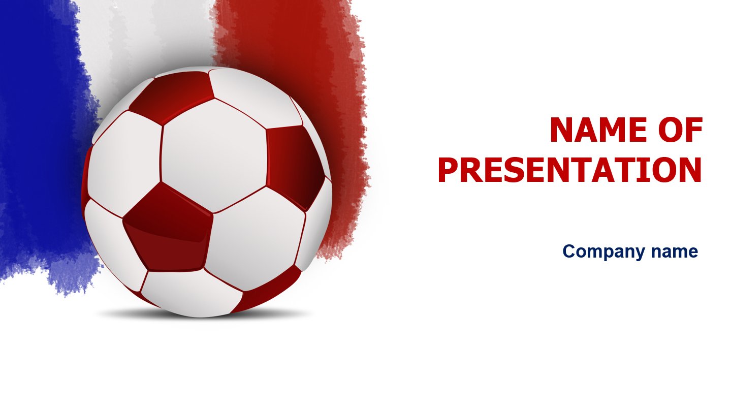 France Soccer powerpoint template presentation