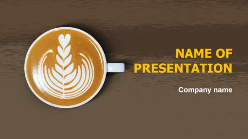 Smell Coffee PowerPoint theme