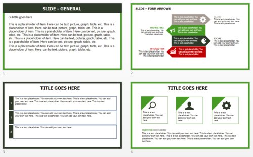 Saudi Arabia Map PowerPoint theme